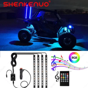 RGB LED 4 Wheeler Underglow 12v Custom LED Neon Accent Lighting 1' Quad UTV - Picture 1 of 12