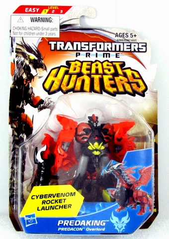 Transformers Prime Beast Hunters Predaking Overlord Cybervenom Rocket NIP Cover