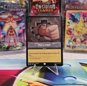 Cold Foil Pick a Fight 200/204 Uncommon Rise of the Floodborn Disney Lorcana TCG - Picture 1 of 2