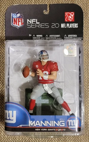 Eli Manning New York Giants McFarlane Variant Jersey Figure NFL Series 20 G-Men Cover