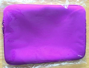 SlipIt Sleeve 11" 12" 13" Laptop,Magenta/Purple 70035-PG,PC Mac Neoprene,Zipper - Picture 1 of 4