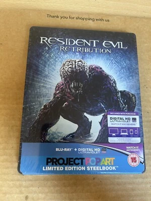Resident Evil: Retribution Blu-ray Steelbook Project Pop Art New & Sealed - Image 1 of 4