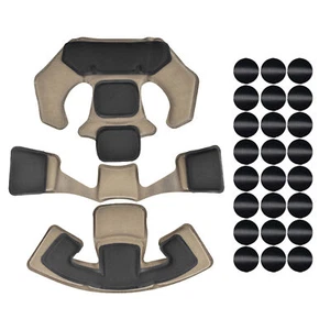 25PCS Memory Foam Helmet Pads Set Replacement Pads For Team Wendy Helmet R6B8 - Picture 1 of 8