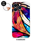 Silicone Phone Case Floral Cover For iPhone 15 14 13 12 11 Pro Max XR XS 7 8 6