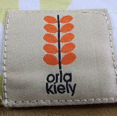 HFT 3 件装英国 ORLA KIELY 花朵块干印花潜水衣罩套装双色 — 第 1/4 张图片