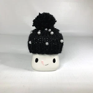 Schwarzer Marshmallow Becher Hut Topper Pompon Perlen Kunstperlen Rae Dunn Tier Tablett - Bild 1 von 5
