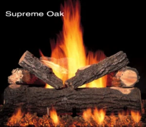 24" Ultra Fyre Supreme Oak Gas Logs By Portland Willamette 28-1502-01-0024.. - Picture 1 of 3