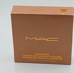 Bronceador radiante M.A.C SKINFINISH Sunstruck dorado profundo 0,28 oz/8 g nuevo en caja - Imagen 1 de 1