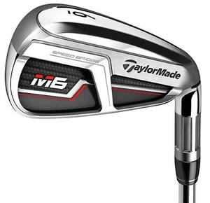 NEW TaylorMade M6 #4-9+PW+AW Iron Set, Steel KBS Tour C-Taper 130 Extra Stiff +1 - Picture 1 of 2