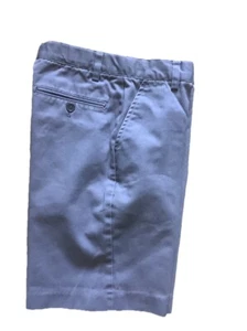 Award School Uniform Gray Shorts Flat Front Size 12 Regular Boy Cotton Blend - Picture 1 of 8
