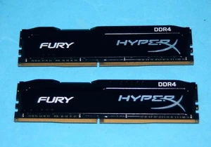 KINGSTON HYPER FURY 32MB DDR4 2666MHZ RAM (2 X 16MB MODULES) - Picture 1 of 6