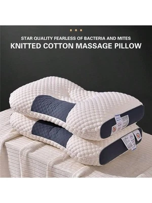 2Pcs Neck Cervical Orthopedic Massage Pillow For Better Sleep Free Shipping US - Image 1 of 4