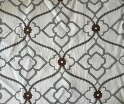 Остатки дизайнерской ткани Kravet Candice Olsen Zuma сталь 24 дюйма x 24 дюйма - Изображение 1 из 4