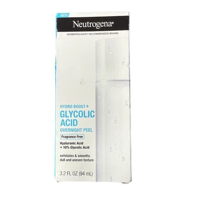 Neutrogena Hydro Boost Glycolic Acid Overnight Peel 3.2FL OZ 94 ML New Fragrance - Image 1 of 2