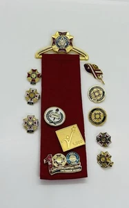 RARE Vintage VFW Hilfsnadel & Abzeichen Lot Veterans of Foreign Wars & Others - Bild 1 von 2