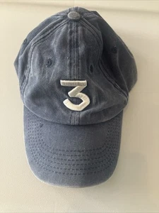 Rare “3” Chance The Rapper Blue Faded Style “Dad Cap” Adjustable Hat - Picture 1 of 10