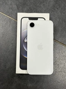 Apple iPhone 16e 5G 128GB White Unlocked Brand New Inactivated 1 Year Warranty - Picture 1 of 3