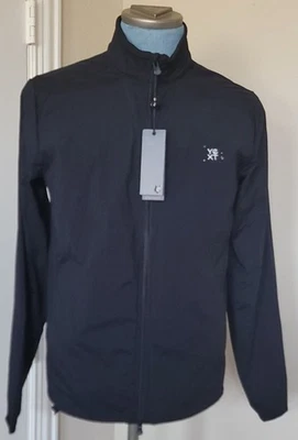 Chaqueta cortavientos Greyson Trailwolf Logo para hombre negra cremallera completa talla mediana nueva con etiquetas Foto 1 de 4