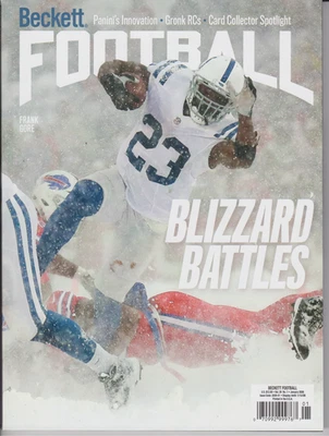 Revista Football Beckett Price Guide enero 2026 Frank Gore cubierta Foto 1 de 4
