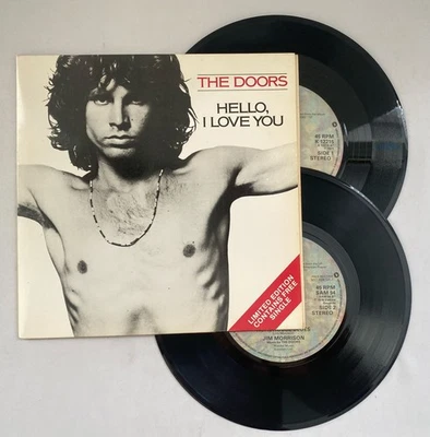 The Doors - Hello I Love You 2 x 7" Record Set K12215 Elektra 1979 Ex - Image 1 of 4