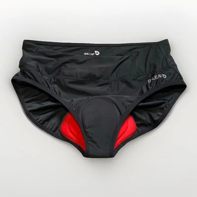 Calzoncillos acolchados de ciclismo Baleaf para mujer 2XL equipo de bicicleta de spinning negro rojo excelente Foto 1 de 4
