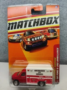 MATCHBOX 2010 Emergency Response Series Red/ White '08 Ford E-350 Ambulance NICE - Picture 1 of 10