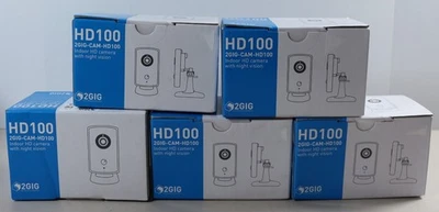2GIG HD Camera HD100  Indoor Night Vision 2GIG-CAM-HD100 Lot of 5 - Image 1 of 4