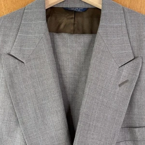 VINTAGE Double Breasted Suit Mens 40L Brown 4x1 100% Wool Kuppenheimer 34x30 - Picture 1 of 20