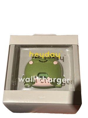 Cargador de Pared Heyday™ USB-C Rana Verde 15W Puerto Único NUEVO Stocking Stuffer Foto 1 de 4