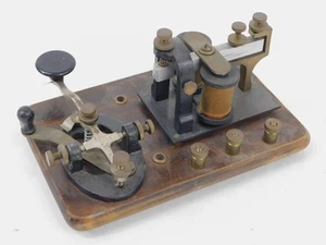 Signal Electric Mfg Vintage Learner Telegraph Set Straight Key + Sounder (nice) - Zdjęcie 1 z 8
