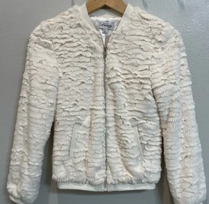 CoffeShop Youth Fax Fur Sweater-EUC - Picture 1 of 6