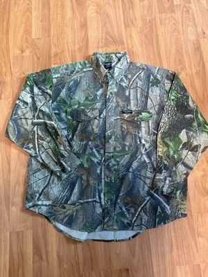 RealTree Pro Series Camo Button Up Long Sleeve Men’s Size X-Large Hunting  - Image 1 of 4
