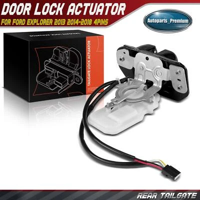 Nuevo actuador de bloqueo de puerta trasera levadiza para Ford Explorer 2013 2014-2018 4 pines Foto 1 de 4