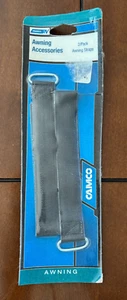 Camco 42503 Universal Fit 12 Inch Replacement Awning Strap Set with Metal D-Ring - Picture 1 of 2