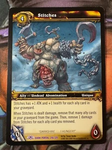 World of Warcraft TCG Dark Portal 246/319 Stitches - Picture 1 of 2