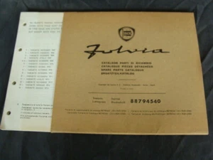 Lancia Fulvia aggiornamento catalogo parti di ricambio 88794540 - Foto 1 di 8