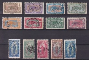 FRANCE MIDDLE CONGO 1907, Sc# 1-18, part set, Used - Picture 1 of 2