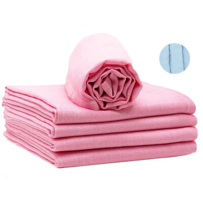 ZOLLNER Juego de 5 pañales de gasa paños para escupir en caja de regalo 100% algodón