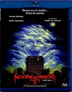 Fright Night 2 Blu-ray / 1988 / RARE Spain Import / Region A B C / English audio - Picture 1 of 3
