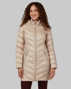 32° Damen Ultraleichte Daunen Packable 3/4 Jacke. Chateau Grau. Gr. L - Bild 1 von 2
