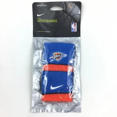 OKC Oklahoma City Thunder Nike Team Wristbands NBA - Image 1 of 4