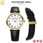 Raymond Weil Toccata Men's Watch 39mm Yellow Gold Leather Strap 5588-PC-00300