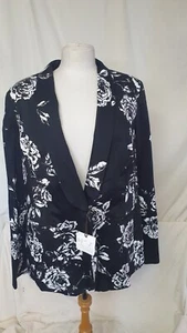 New, with tags Ladies Jacket Persona, UK 22, DE 50, US 18, Black/White, 0817 - Picture 1 of 5