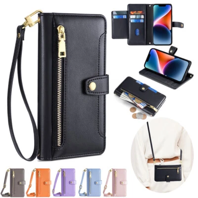 Luxury Leather Case Wallet Stand Cover For Oneplus 12 11R Ace 2 2V Nord 3 N30 5G - Image 1 of 4