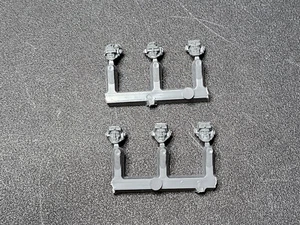 Warhammer 40k Space Marines Scout Squad Heads x6 Bits Lot, D63 - Picture 1 of 2