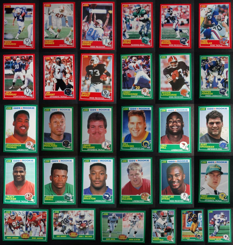 1989 Score Football Cards Complete Your Set You U Pick From List 171-330 - Image 1 of 1