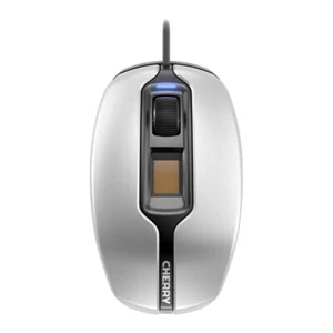 Fingerabdruck Maus CHERRY MC 4900 - USB Kabel Fingerprintleser FingerTip Logon - Bild 1 von 4