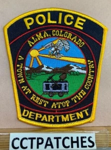 ALMA, COLORADO POLICE DEPARTMENT SHOULDER PATCH CO - Picture 1 of 2