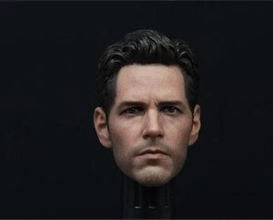 Escultura de cabeza personalizada de Paul Rudd Antman a escala 1/6 compatible con Hot Toys 1.0 Antman - Imagen 1 de 3