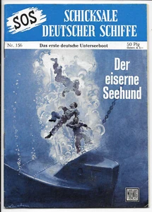 SOS Destinos de barcos alemanes n.o 156 de 1958 - EXCELENTE Z1 cuaderno de novelas - Imagen 1 de 2